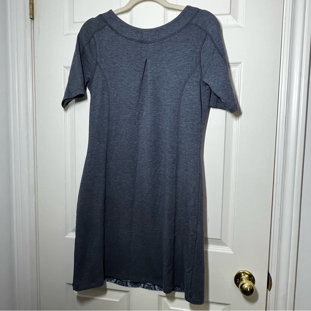 Title Nine Gray and Blue Short Sleeve Dress size small - Picture 2 of 9